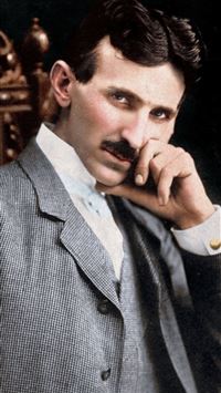 Crazy scientist Nikola Tesla Say famous wallpaper