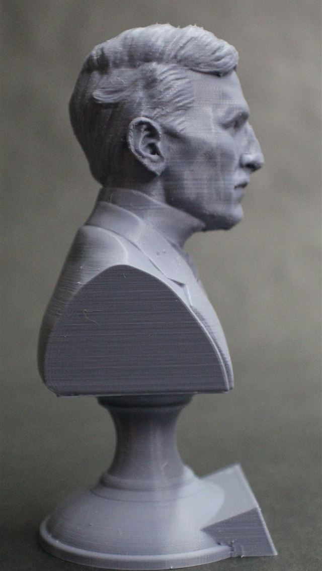 1284x2778 Art Nikola Tesla 3D Printed Bust Famous Engineer a... - nikola tesla iPhone Wallpaper