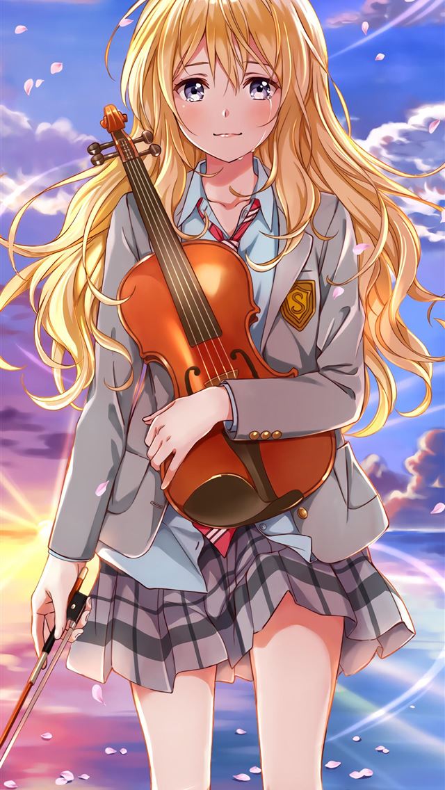 1284x2778 Kaori Miyazono✨ Your Lie in April Anime -  iPhone Wallpaper