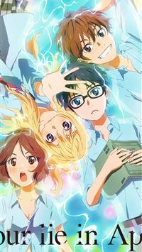 Your Lie in April in 2021 iPhone wallpaper