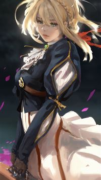 327958 Violet Evergarden Anime Girl 4K phone HD Im... wallpaper