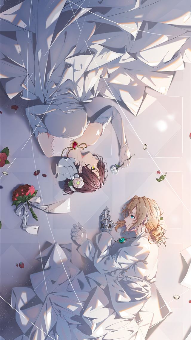 1284x2778 violet evergarden - anime iPhone Wallpaper