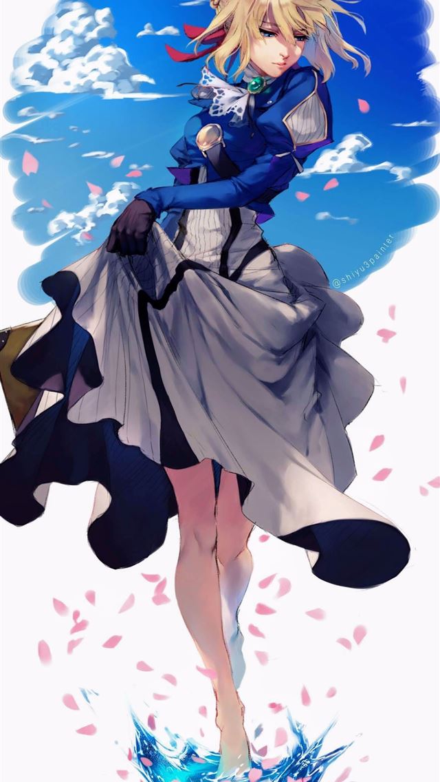 1284x2778 life - violet evergarden iPhone Wallpaper
