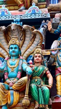 low angle photography of Hindu Deities free image iPhone wallpaper