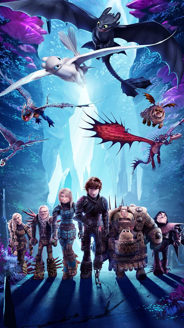 1284x2778 How To Train Your Dragon 3 Key Art 5k Samsung Gala... - how to train your dragon iPhone Wallpaper
