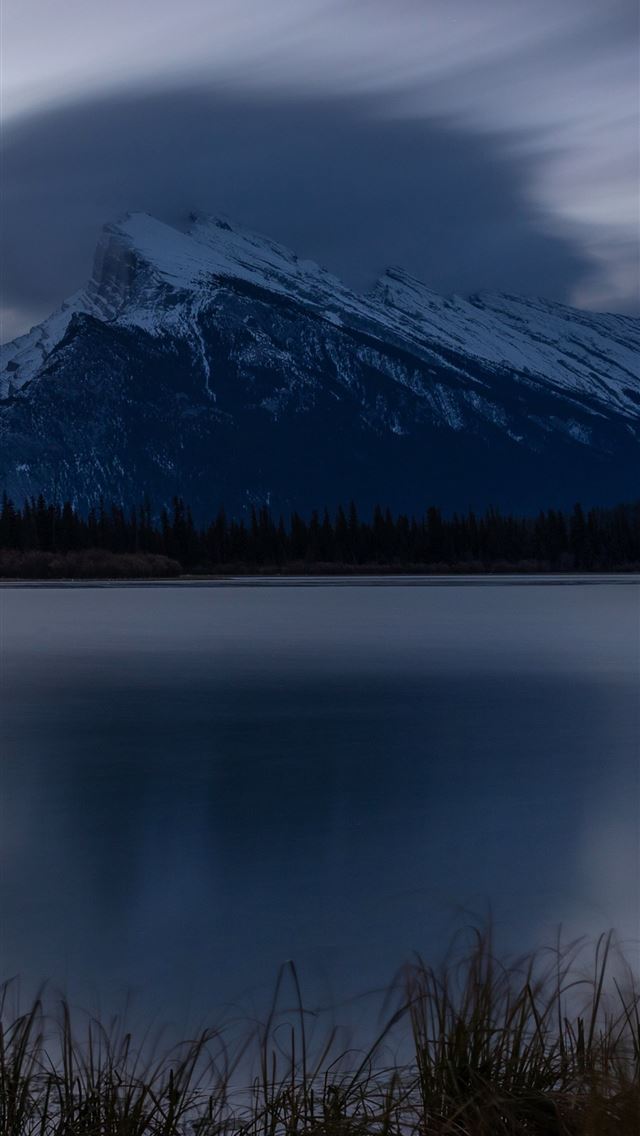 1284x2778 Vermillion Lakes Mount Rundle in Banff National Pa... - banff national park iPhone Wallpaper