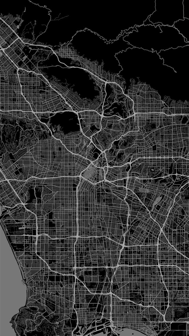 1284x2778 Los Angeles Map 4k Desktop Cave - los angeles iPhone Wallpaper