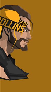 artwork wwe seth rollins headshot lg v30 lg g6 hd ... wallpaper