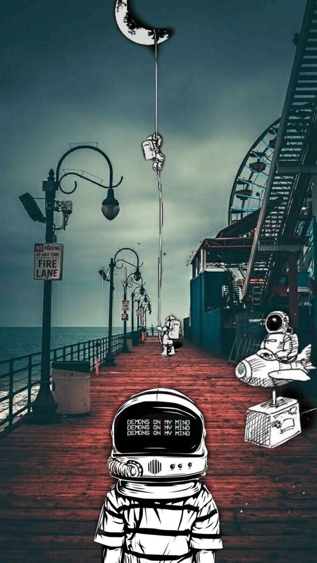 1284x2778 Astronaut Cave - astronaut iPhone Wallpaper