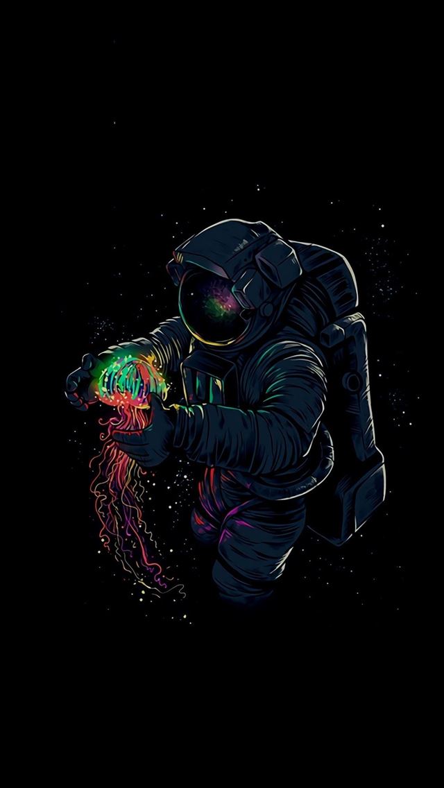 1284x2778 Minimalist Android Astronaut Cave - astronaut iPhone Wallpaper
