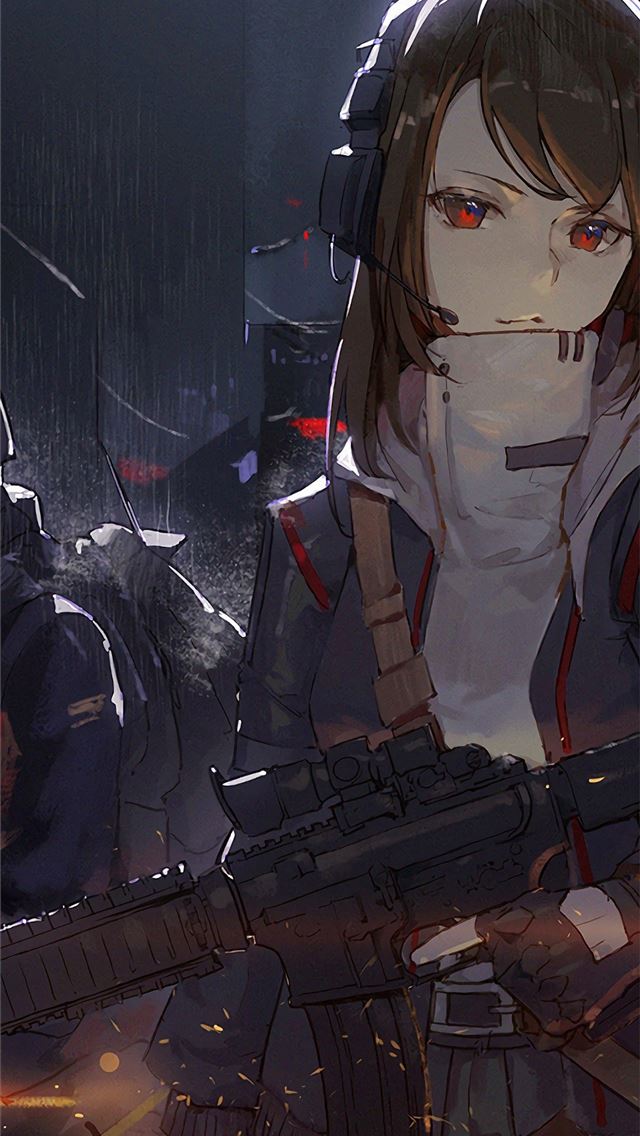 1284x2778 Anime Girl Cave - 1080x2340 iPhone Wallpaper