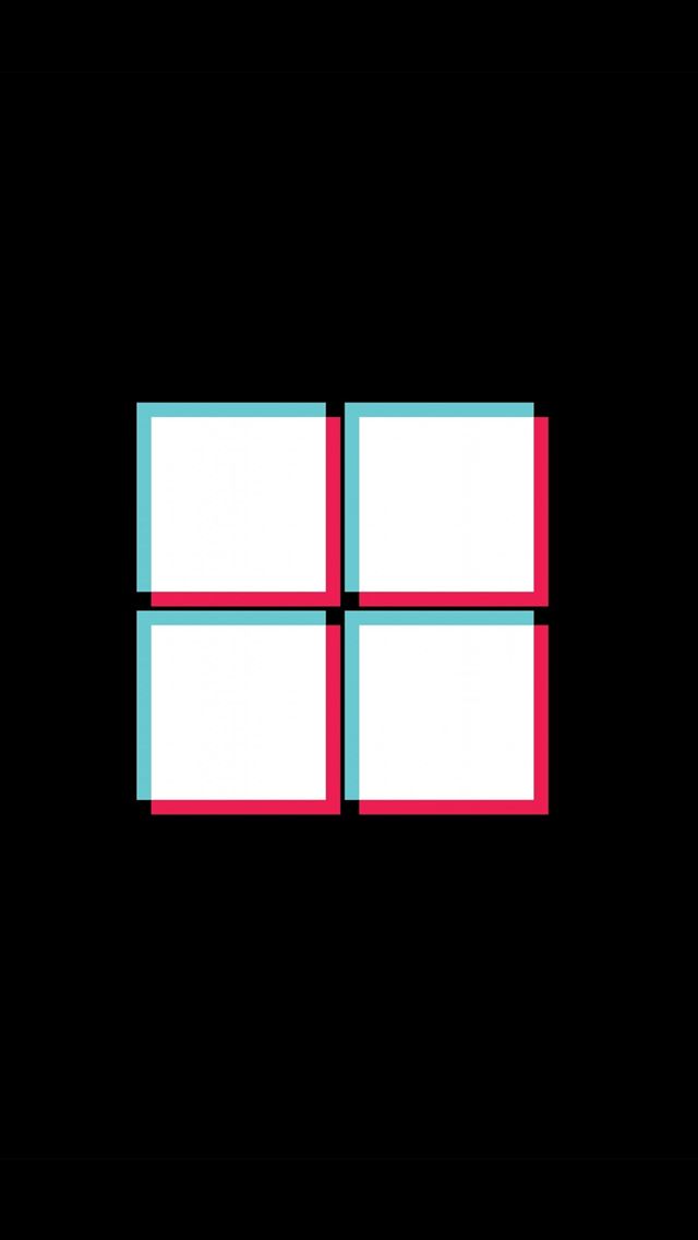 1284x2778 windows' logo x tiktok dark lg v30 lg g6 hd image ... - tiktok iPhone Wallpaper