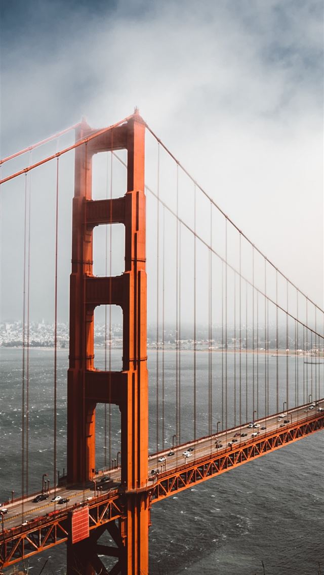 1284x2778 4k Golden Gate Bridge Sony Xperia X XZ Z5 Premium ... - golden gate bridge iPhone Wallpaper