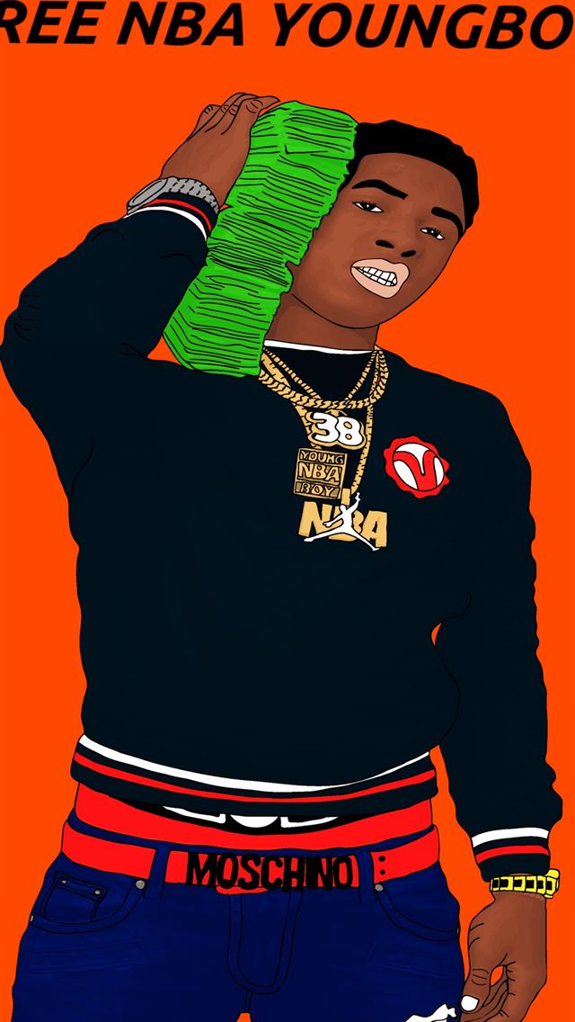 1284x2778 Backgrounds Nba Youngboy Cartoon - nba iPhone Wallpaper