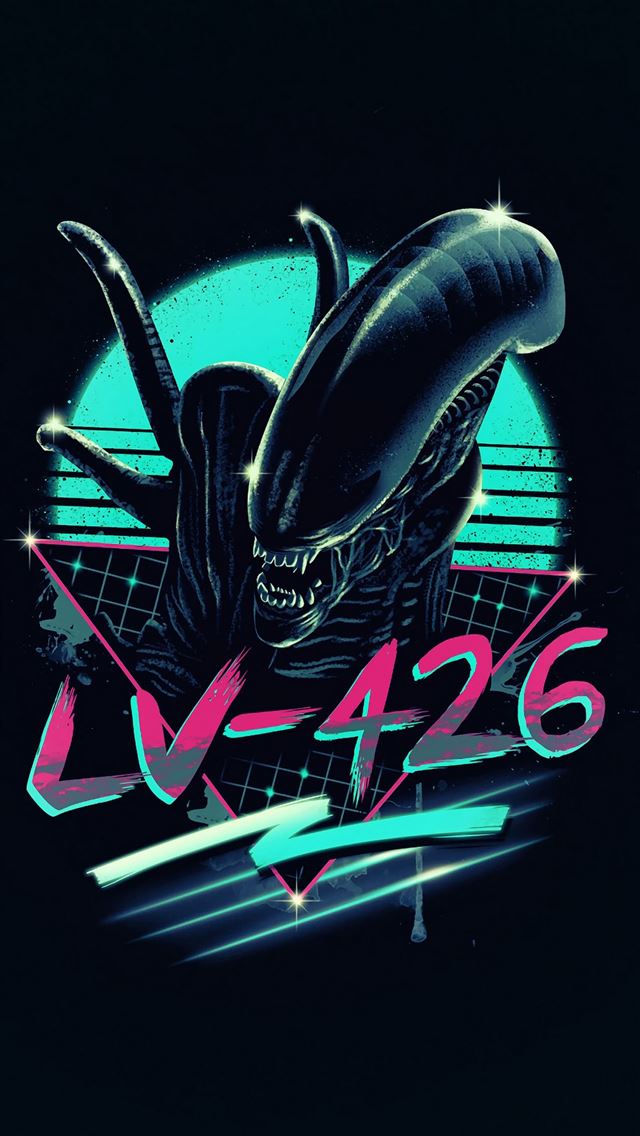 640x1136 Minimalist Alien Xenomorph Sci fi 4k Dell S2716dg ... -  iPhone Wallpaper