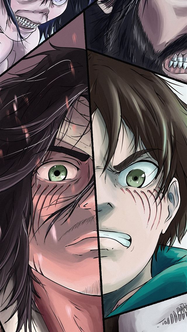 1284x2778 Eren Yeager Season 4 Cave -  iPhone Wallpaper