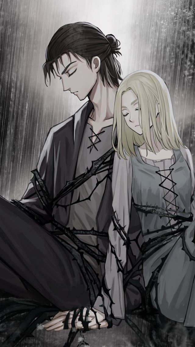 1125x2436 Eren Yeager Historia Reiss AoT Resolution HD Anime... -  iPhone Wallpaper
