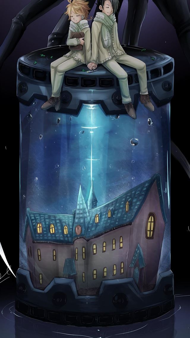 1125x2436 The Promised Neverland posted by Zoey Mercado - anime iPhone Wallpaper