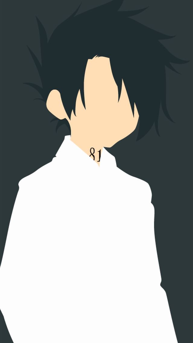 1284x2778 Ray The Promised Neverland Minimal Resolution HD M... - anime iPhone Wallpaper