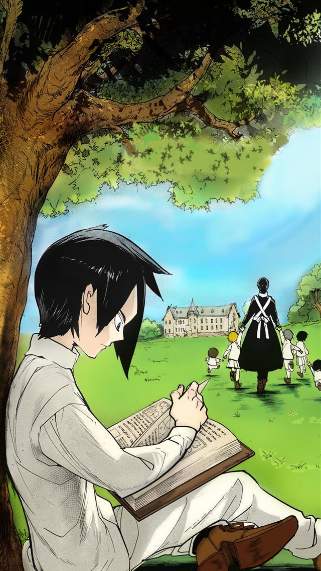 1284x2778 the promised neverland - anime iPhone Wallpaper