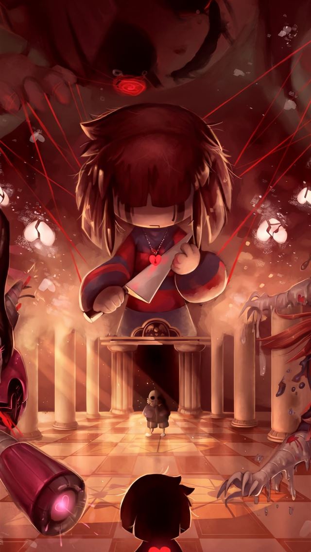 1125x2436  Undertale Frisk Chara kronos4all 1943847 HD WallH... - undertale iPhone Wallpaper