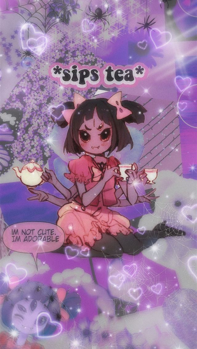 1284x2778 Muffet aesthetic - undertale iPhone Wallpaper