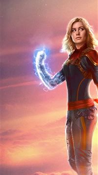 Captain Marvel Movie Brie Larson 4K wallpaper