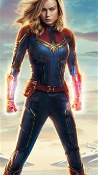 Captain Marvel Movie Brie Larson 8K wallpaper