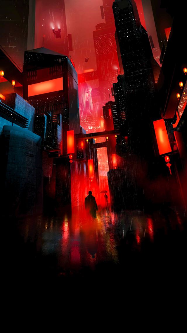 640x1136 Blade Runner Amoled Cave -  iPhone Wallpaper