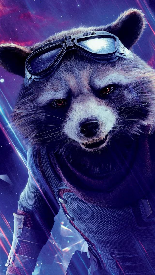 1284x2778 Rocket Raccoon In Avengers Endgame Sony Xperia X X... - rocket raccoon iPhone Wallpaper