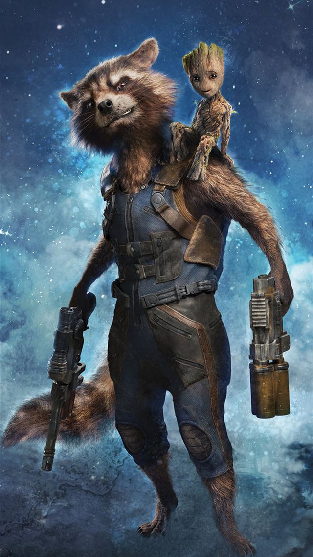 1284x2778 Rocket Raccoon And Baby Groot Summer Of Heroes Son... - rocket raccoon iPhone Wallpaper