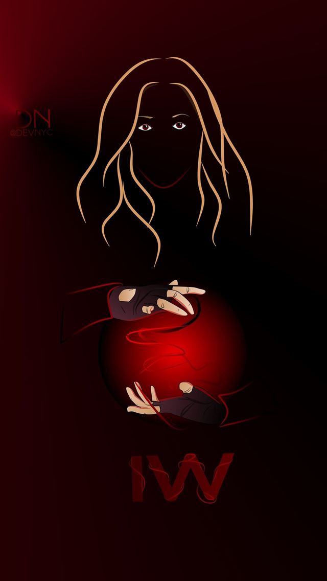 1284x2778 Scarlet Witch Neon Cave - scarlet witch iPhone Wallpaper