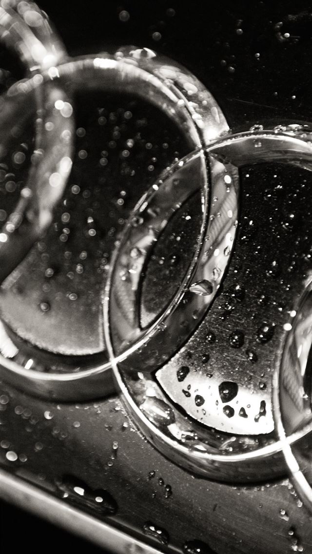 1125x2436 Audi Logo in Black White HD for Kindle Fire - audi logo iPhone Wallpaper