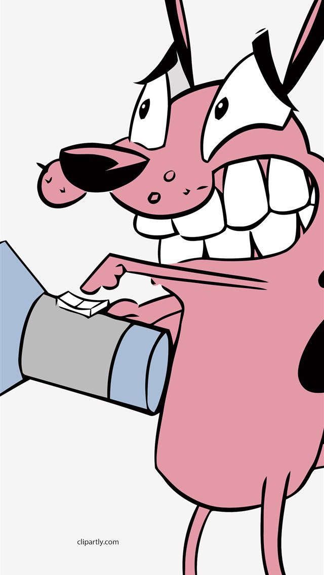 1284x2778 Transparent Courage Clipart Courage The Cowardly D... - courage the cowardly dog iPhone Wallpaper