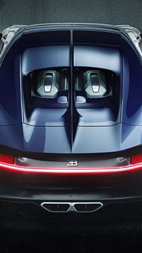 bugatti chiron sport tail lights sports car lg v30... wallpaper