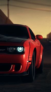 Dodge Demon Logo Cave wallpaper