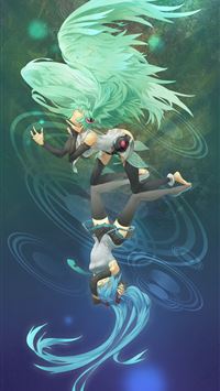  vocaloid hatsune miku vertical miku append anime ... wallpaper