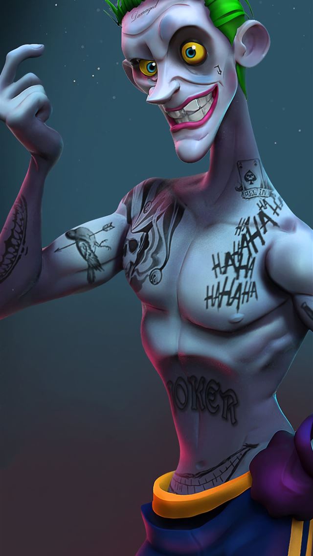 1284x2778 Joker Suicide Squad 3d Art Samsung Galaxy Note 9 8... - suicide squad iPhone Wallpaper