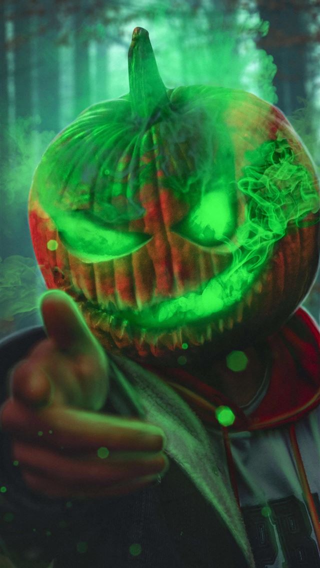1284x2778 Pumpkin Head Halloween by MayDroid - halloween iPhone Wallpaper