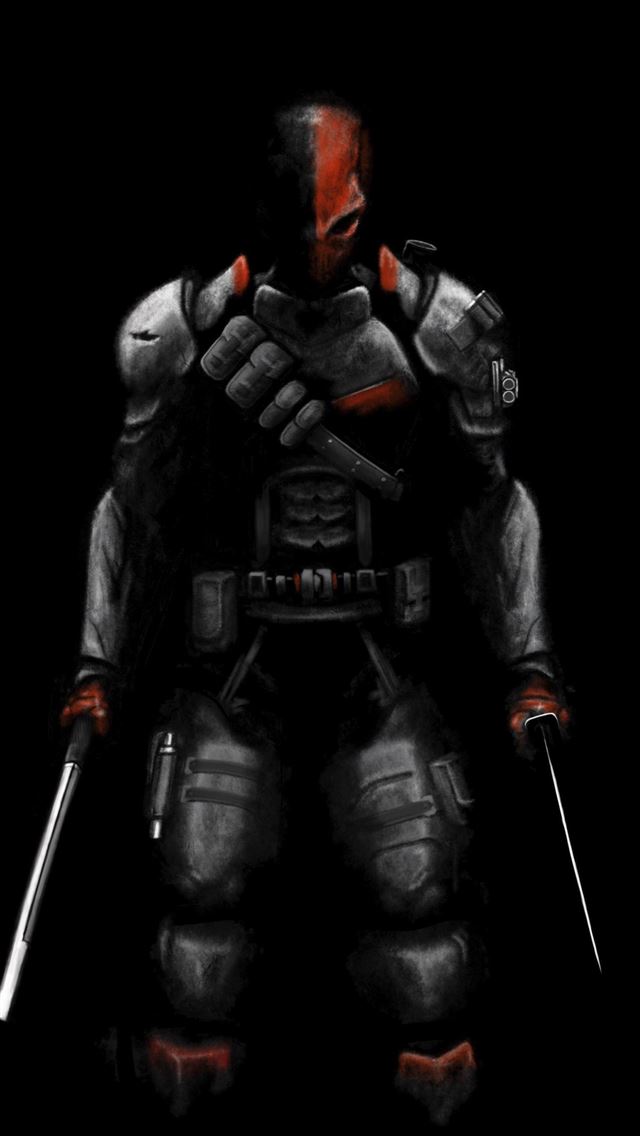 1284x2778 deathstroke villain minimal art samsung galaxy s8 ... - deathstroke iPhone Wallpaper