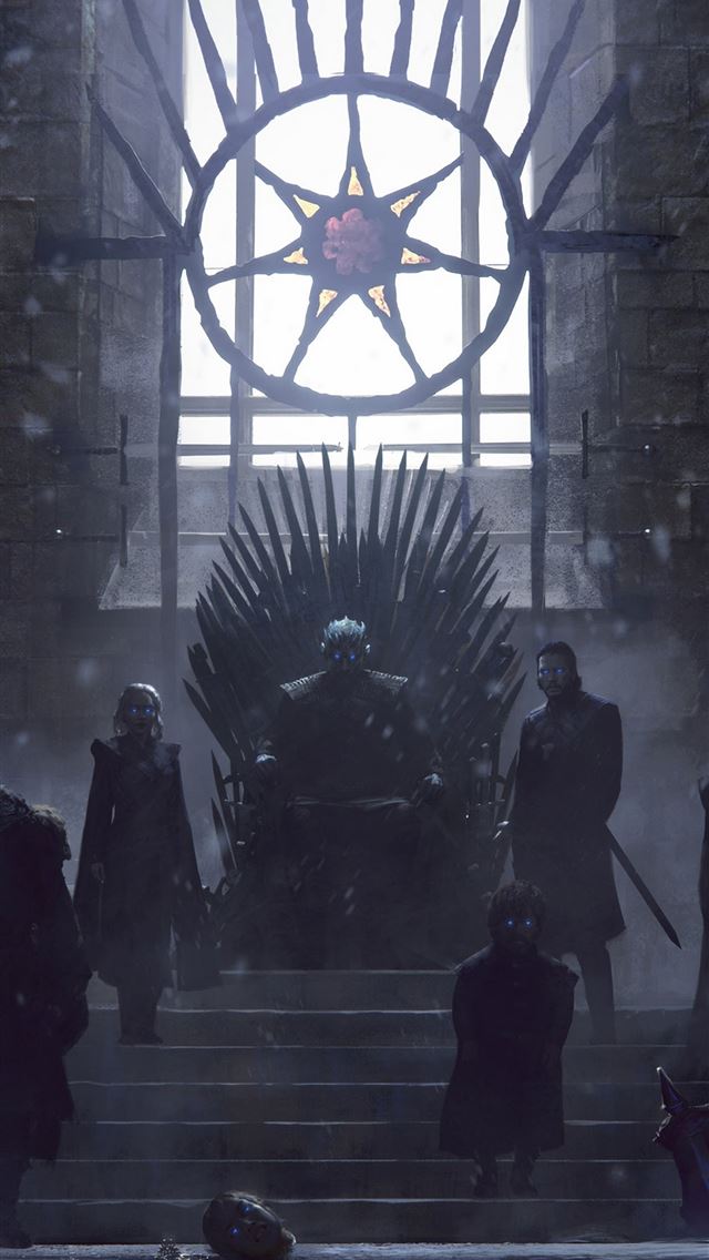 1284x2778 Game of Thrones Iron Throne Characters 4K - game of thrones iPhone Wallpaper