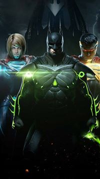 Injustice 2 Batman Superman And Supergirl Sony Xpe... wallpaper