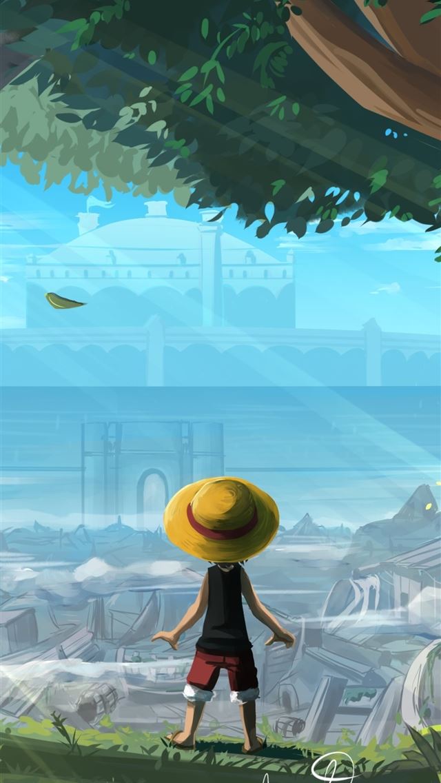 1284x2778 Monkey D Luffy One Piece Art Samsung Galaxy Note 9... - monkey d luffy iPhone Wallpaper
