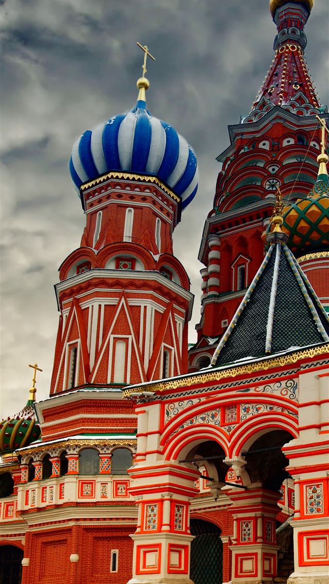 1284x2778 St Basil's Cathedral Moscow Russia Red Square Arch... - moscow iPhone Wallpaper
