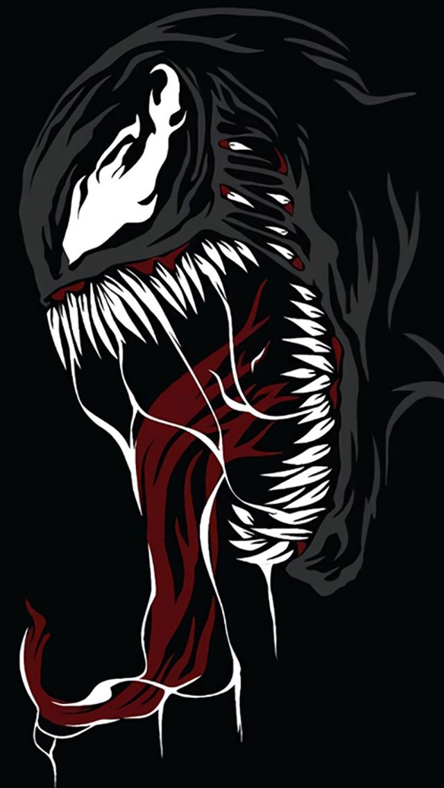 1284x2778 Venom Minimal Samsung Galaxy Note 9 8 S9 S8 S8 QHD... - venom iPhone Wallpaper