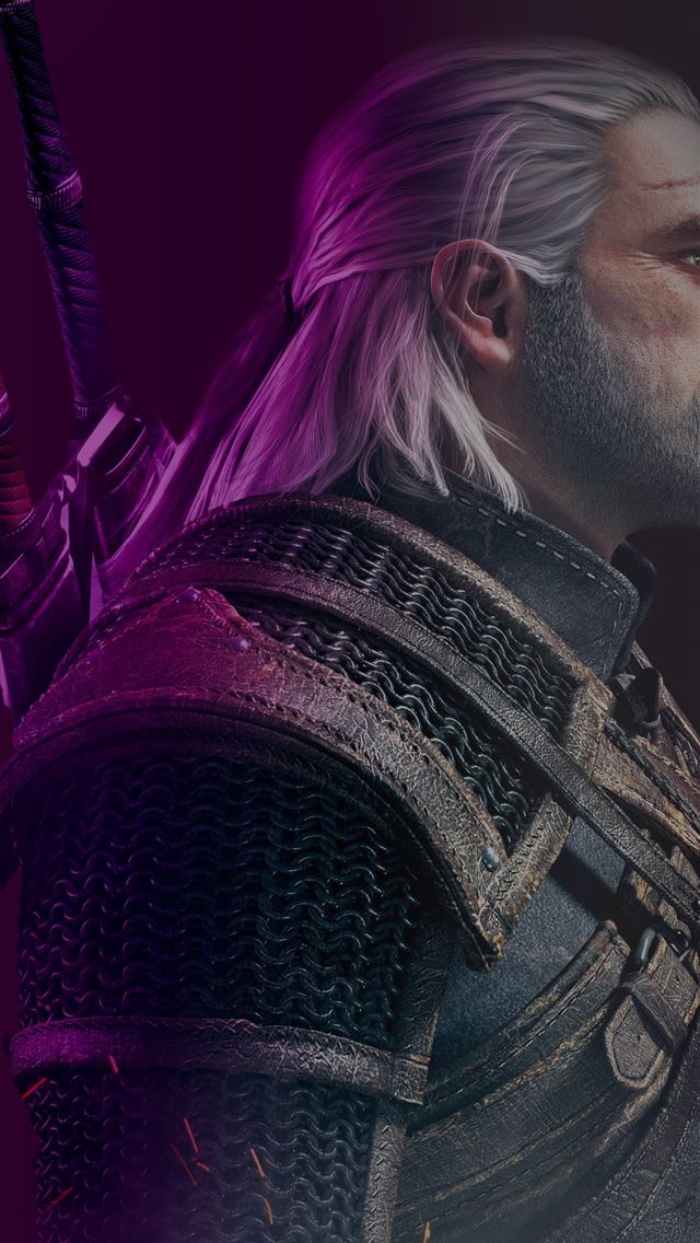 1284x2778 Blue vs Red The Witcher 3 Wild hunt 8K Album on Im... - the witcher 3 wild hunt iPhone Wallpaper