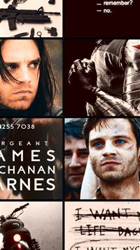 Bucky Barnes Winter Soldier Aesthetic wallpaper