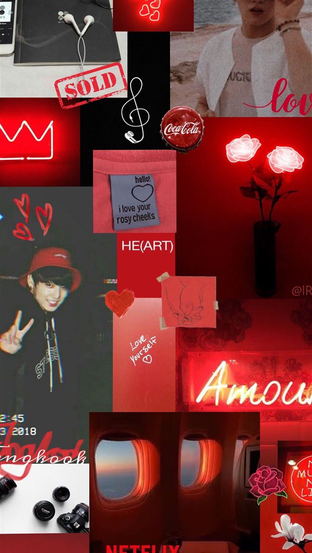 1284x2778 Neon Red Aesthetic Netflix top - netflix iPhone Wallpaper