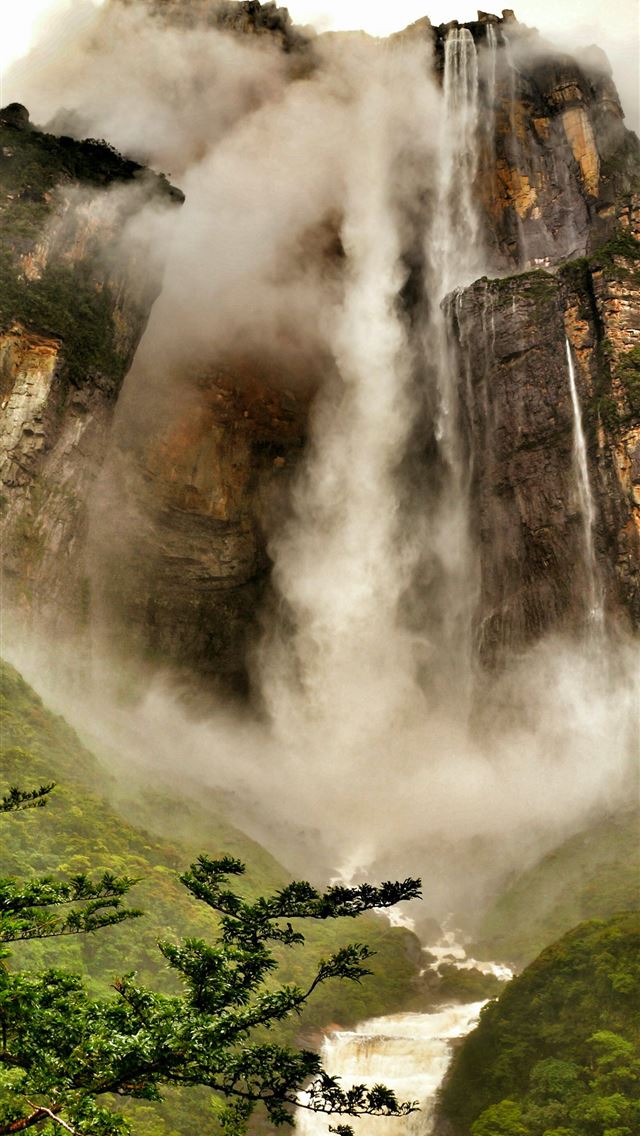 1284x2778 Angel Falls – Cascade from the Sky - angel falls iPhone Wallpaper