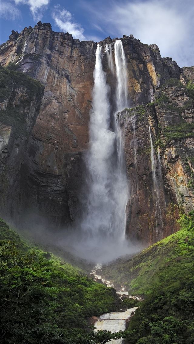 1125x2436 angel falls - angel falls iPhone Wallpaper